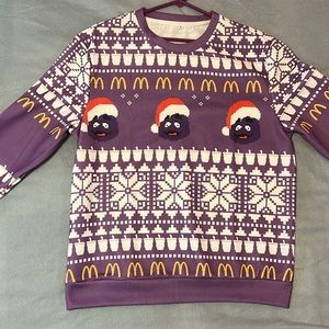 Purple Grimace Holiday Crew Neck Shirt (Unisex)